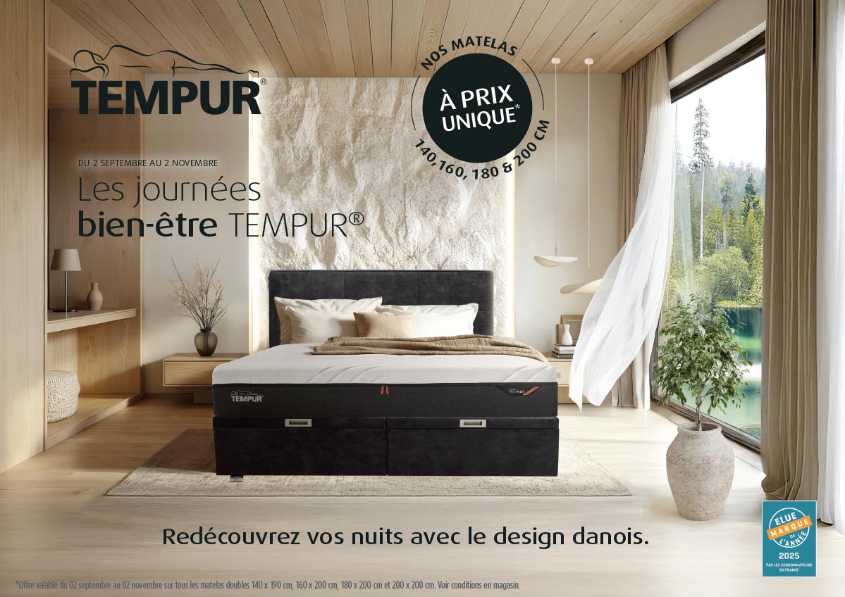 Braderie déstockage Tempur Lille 2025