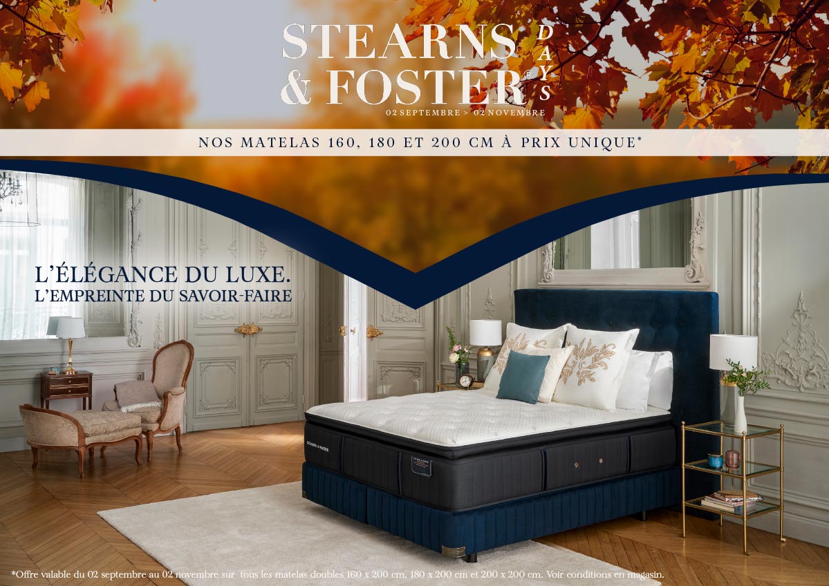 Braderie déstockage Stearns&Foster Lille 2025