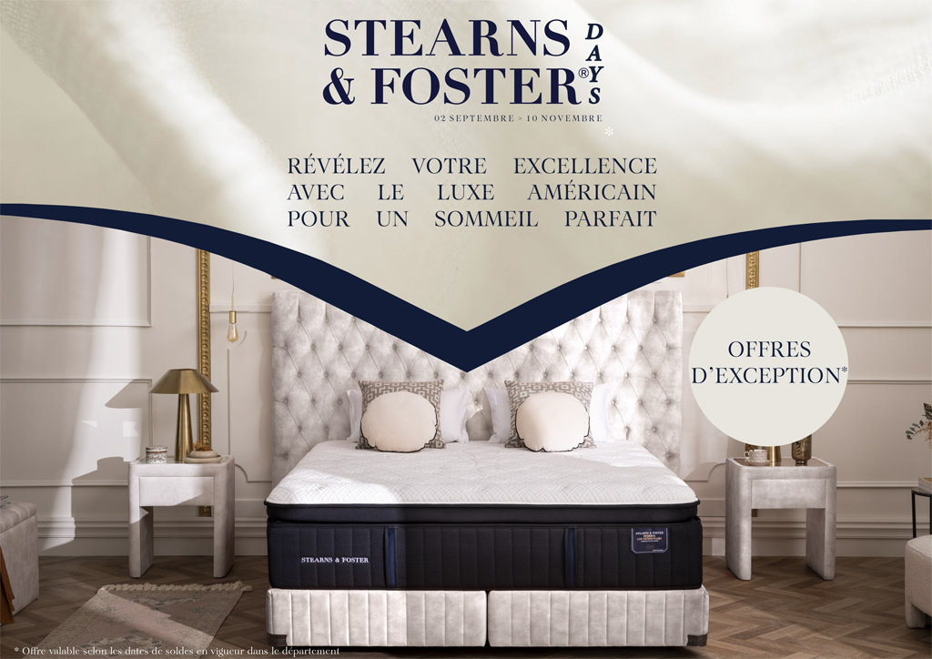 Stearns&Foster Days Lille octobre 2024